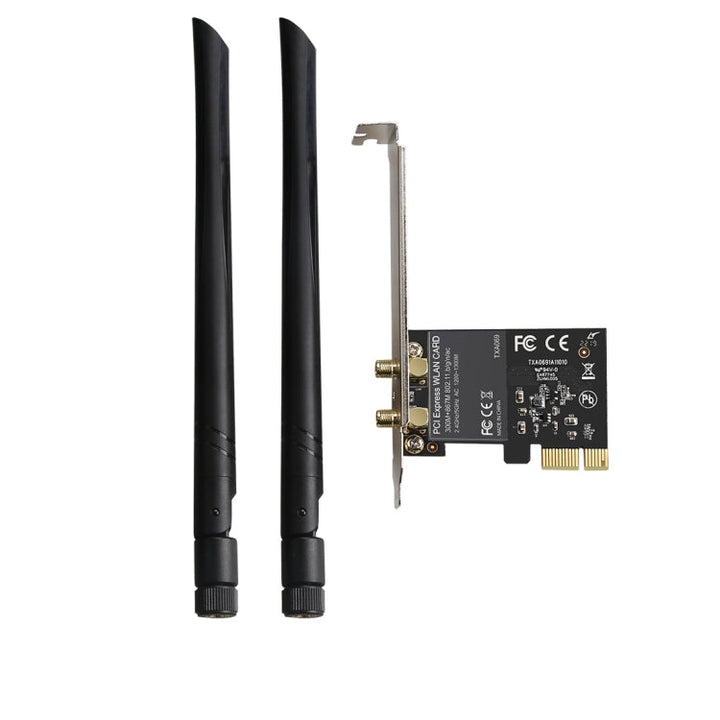 Lisslune | TXA069 1200Mbps PCIe Dual Band WiFi LAN PCI Express Network Card Adapter