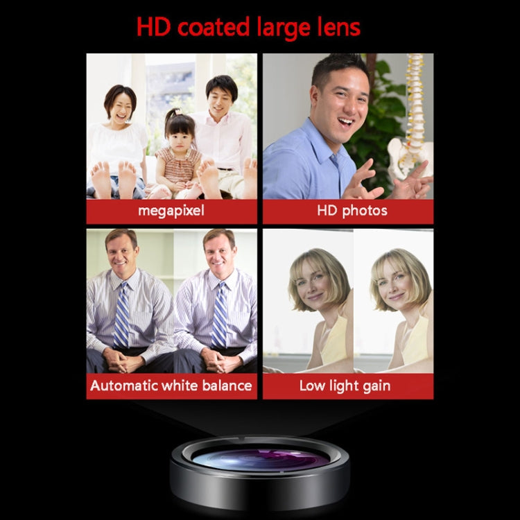 Lisslune | aoni C11 720P 150-degree wide-angle manual focus HD computer camera with microphone