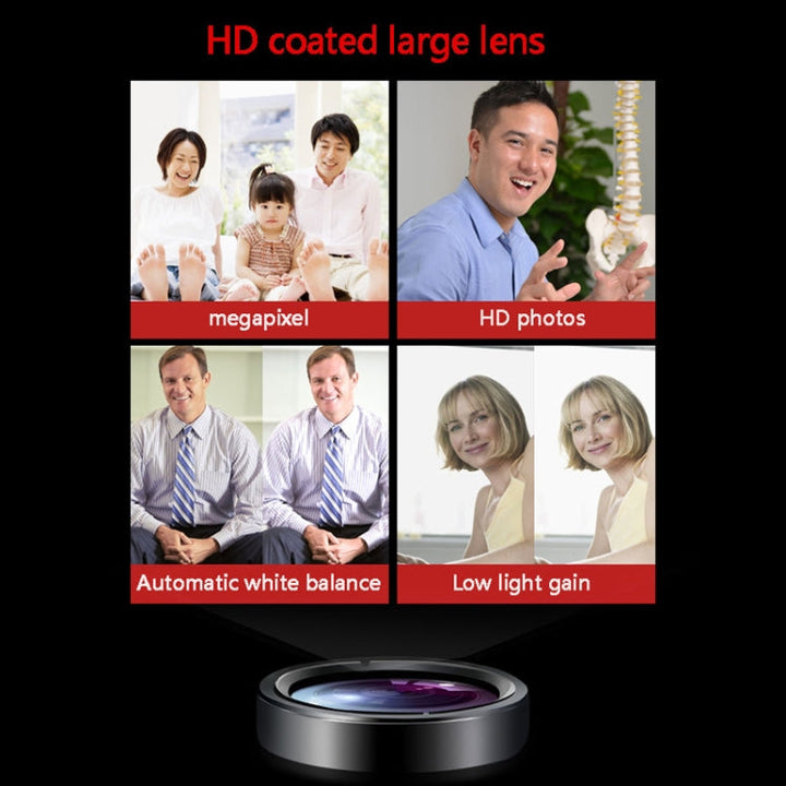 Lisslune | aoni C11 720P 150-degree wide-angle manual focus HD computer camera with microphone