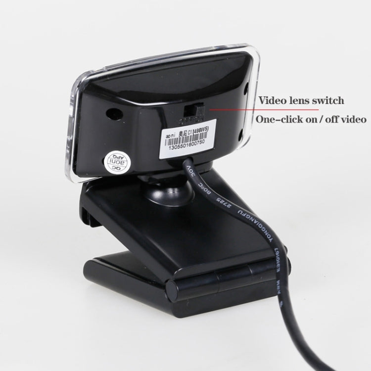 Lisslune | aoni C11 720P 150-degree wide-angle manual focus HD computer camera with microphone