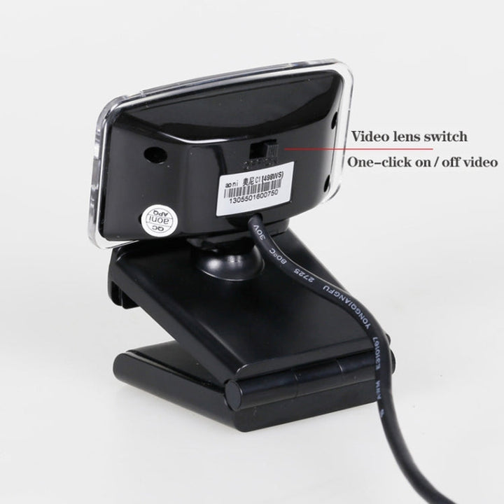 Lisslune | aoni C11 720P 150-degree wide-angle manual focus HD computer camera with microphone