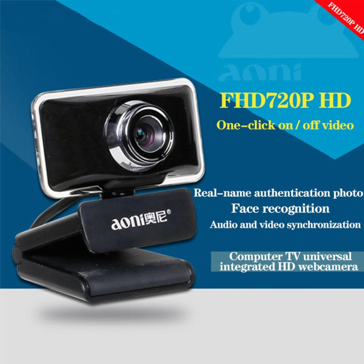 Lisslune | aoni C11 720P 150-degree wide-angle manual focus HD computer camera with microphone