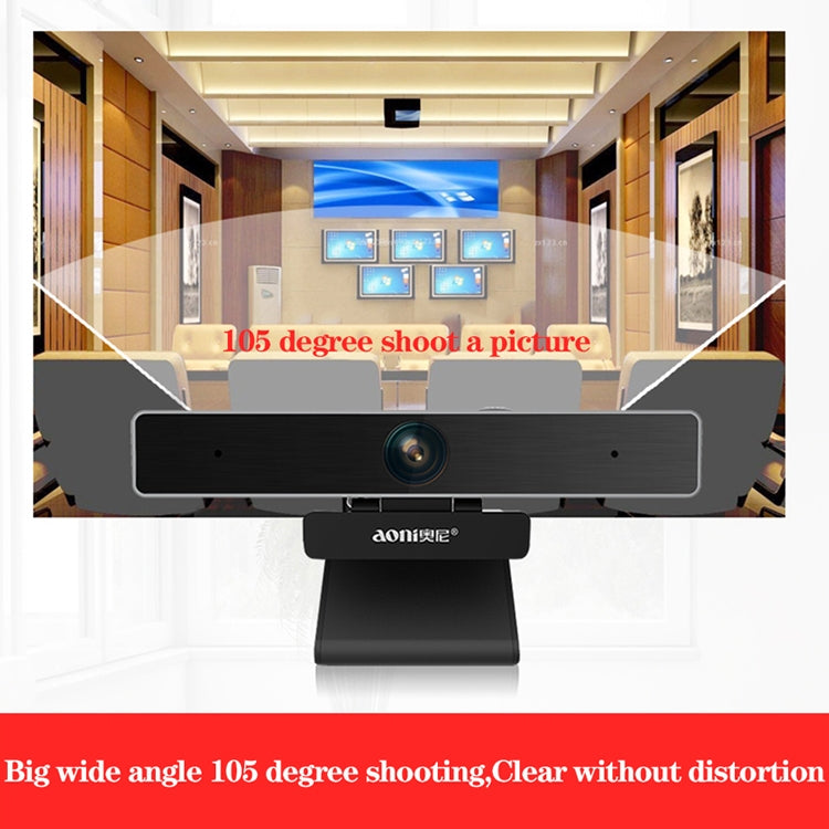 Lisslune | aoni C90 1080P HD Business Smart Computer Camera with Microphone