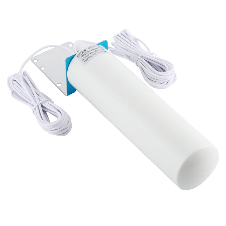 Lisslune | 4G LTE WiFi 12DBi Omni external antenna with SMA male (White)
