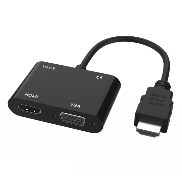Lisslune | Onten 5165HV HDMI to HDMI + VGA Adapter