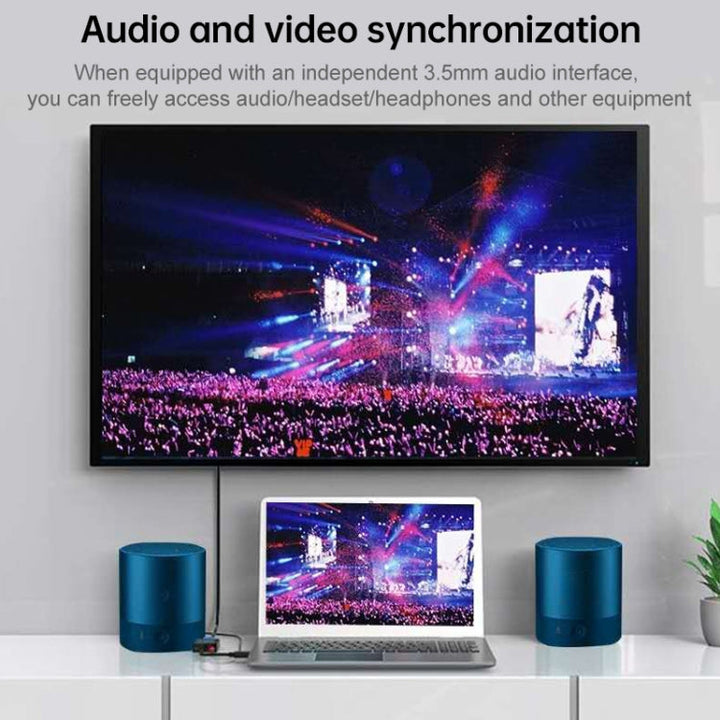 Lisslune | Onten 5165HV HDMI to HDMI + VGA Adapter