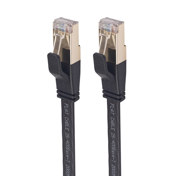 Lisslune | CAT8-2 Double-shielded CAT8 flat network LAN cable, length: 15m
