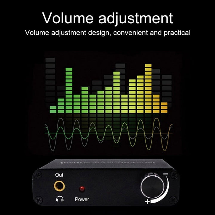 Lisslune | 192KHz DAC Converter HD HIFI Optical to RCA+3.5mm Headphone 5.1 Channel Digital Audio Converter with Volume Control