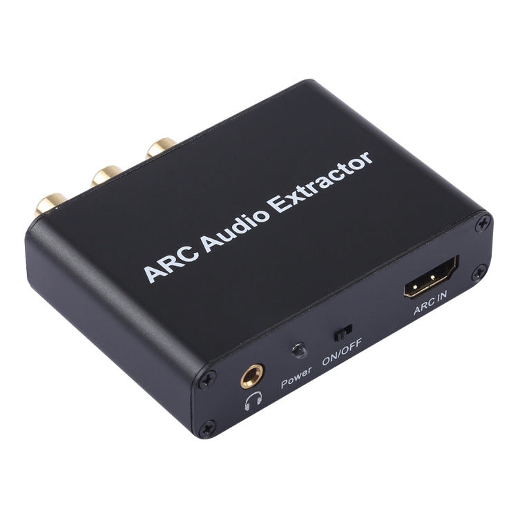 Lisslune | 192KHz ARC Audio Extractor HDMI ARC to SPDIF + Coaxial + L/R Converter Audio Return Channel Adapter