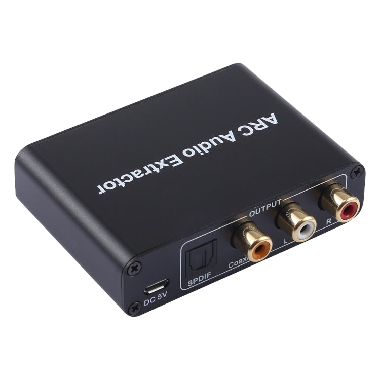 Lisslune | 192KHz ARC Audio Extractor HDMI ARC to SPDIF + Coaxial + L/R Converter Audio Return Channel Adapter
