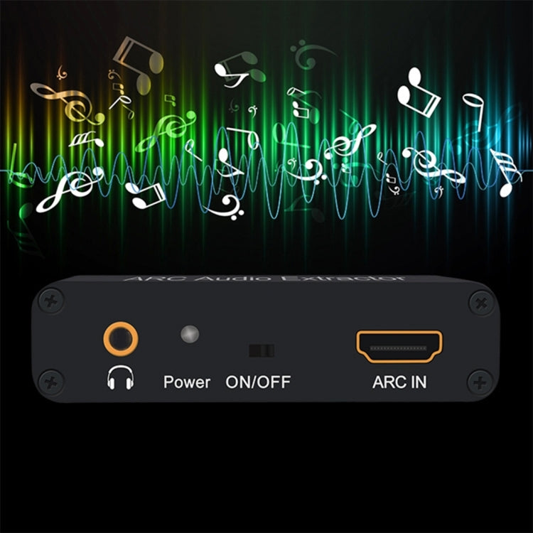 Lisslune | 192KHz ARC Audio Extractor HDMI ARC to SPDIF + Coaxial + L/R Converter Audio Return Channel Adapter