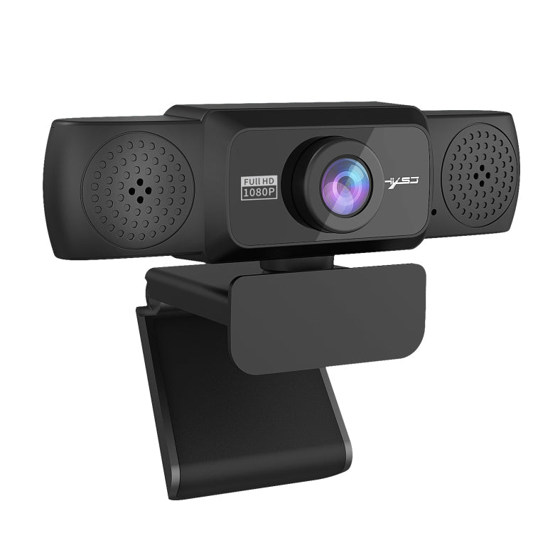 Lisslune | HXSJ S5 1080P Adjustable HD Video Webcam PC Camera with Microphone (Black)