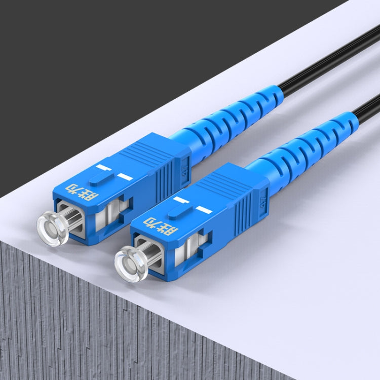 Lisslune | Triple Steel Wire Long Distance Outdoor Fiber Drop Cable Patch Jumper with SC Connector, Cable Length: 300m