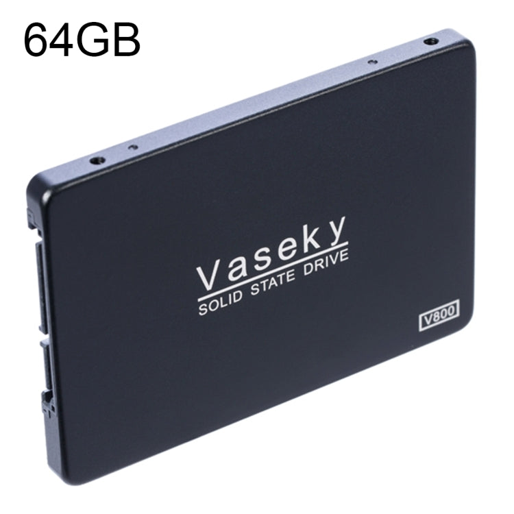 Lisslune | Vaseky V800 64GB 2.5 inch SATA3 6GB/s Ultra-Slim 7mm Solid State Drive SSD Hard Drive for Desktop, Notebook