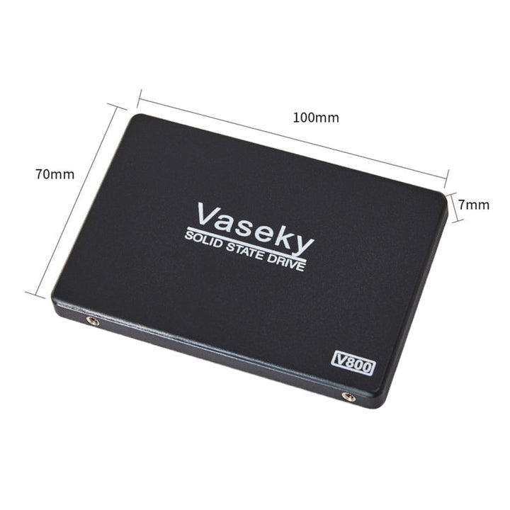 Lisslune | Vaseky V800 128GB 2.5 Inch SATA3 6GB/s Ultra-Slim 7mm Solid State Drive SSD Hard Drive for Desktop, Notebook