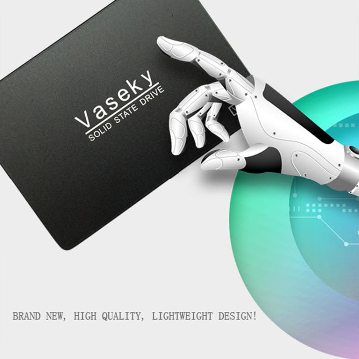 Lisslune | Vaseky V800 128GB 2.5 Inch SATA3 6GB/s Ultra-Slim 7mm Solid State Drive SSD Hard Drive for Desktop, Notebook