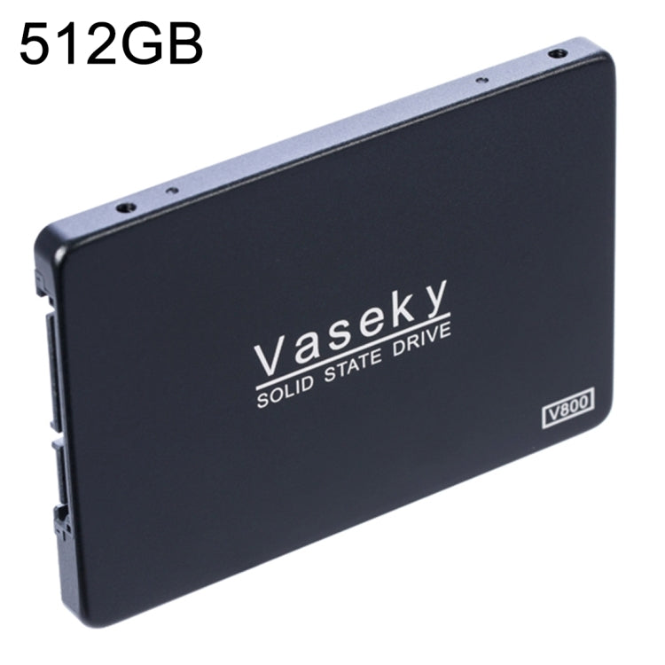 Lisslune | Vaseky V800 512GB 2.5 Inch SATA3 6GB/s Ultra-Slim 7mm Solid State Drive SSD Hard Drive for Desktop, Notebook
