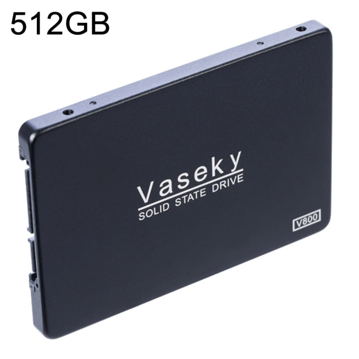 Lisslune | Vaseky V800 512GB 2.5 Inch SATA3 6GB/s Ultra-Slim 7mm Solid State Drive SSD Hard Drive for Desktop, Notebook