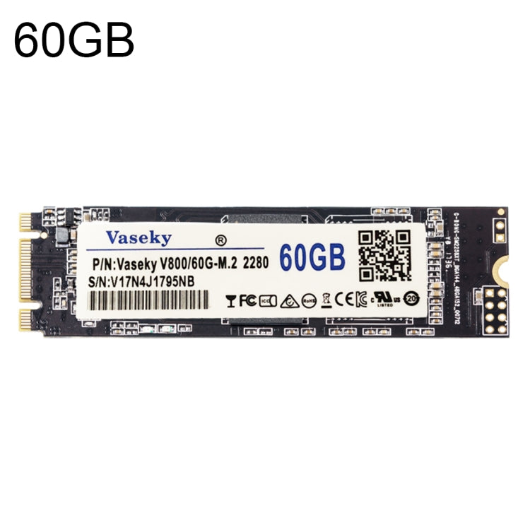 Lisslune | Vaseky V800 60GB NGFF / M.2 2280 Interface Solid State Drive Hard Drive for Laptop