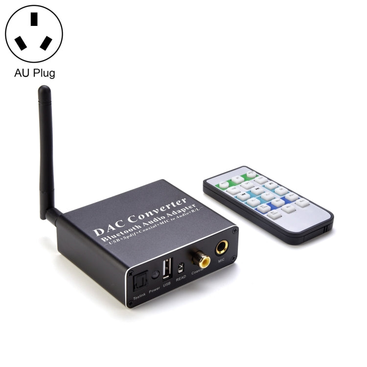Lisslune | NK-Q8 Bluetooth Audio Adapter DAC Converter with Remote Control, AU Plug