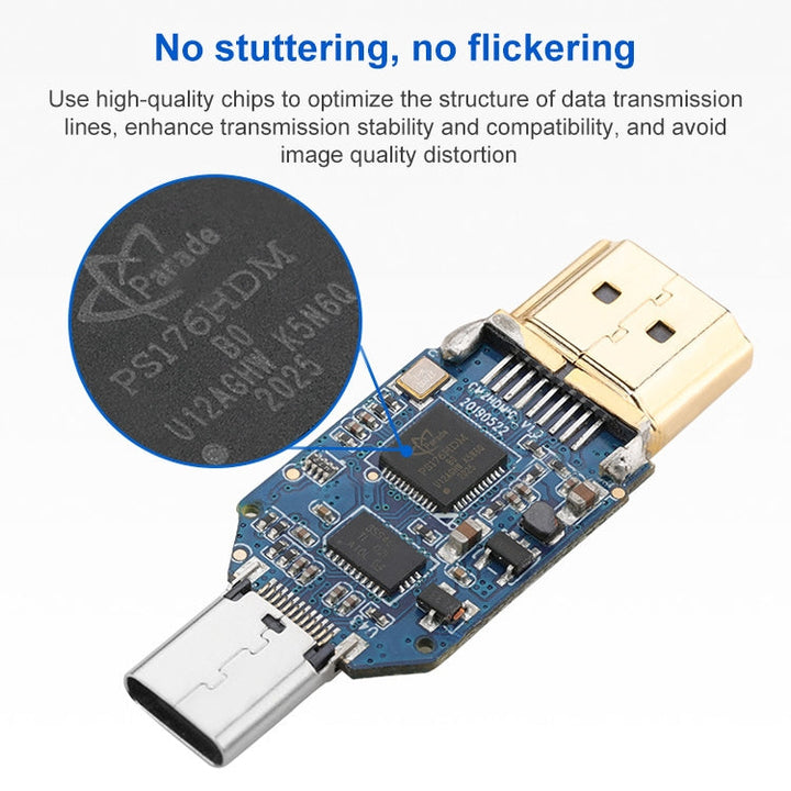 Lisslune | USB 3.1 Type-C / USB-C Female to HDMI Male Adapter