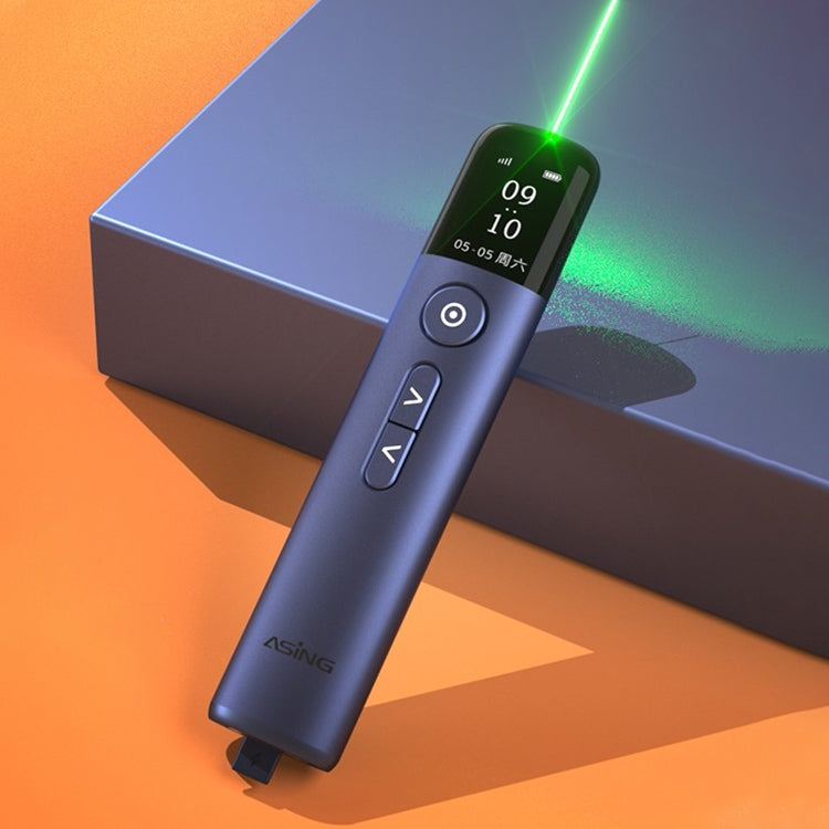 Lisslune | ASiNG A9s Multifunctional PPT Page Turning Pen Wireless Presenter (Blue)