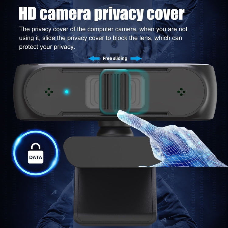 Lisslune | HA501 USB 5M 2.5K Rotatable 360 Degree Autofocus Camera with Microphone