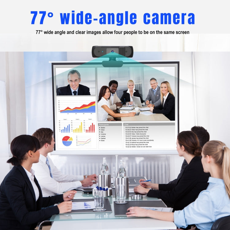 Lisslune | HA501 USB 5M 2.5K Rotatable 360 Degree Autofocus Camera with Microphone