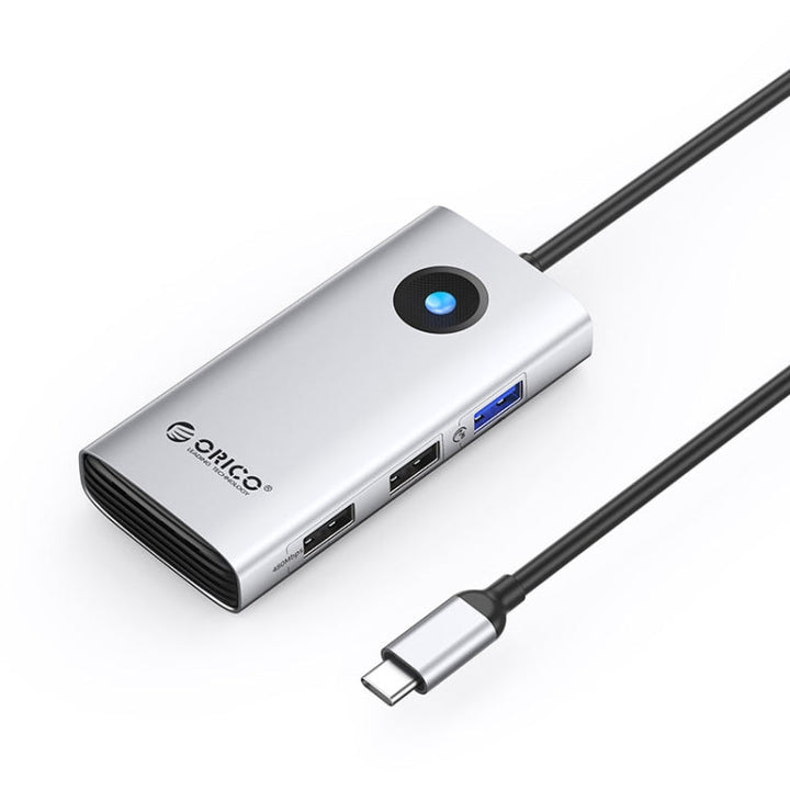 Lisslune | ORICO PW11-5P Type-C / USB-C 5-in-1 5Gbps Multifunction Docking Station (Silver)