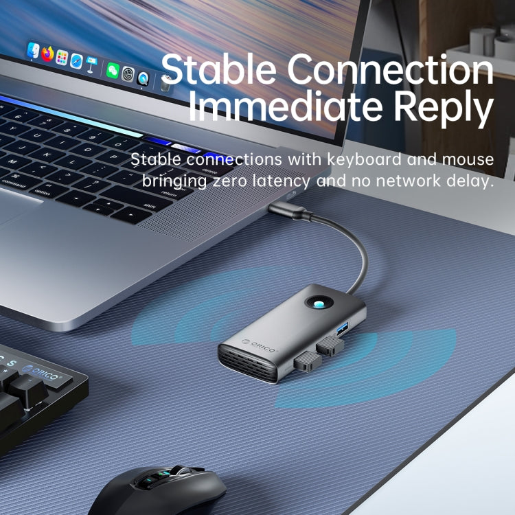 Lisslune | ORICO PW11-6P Type-C / USB-C 6-in-1 5Gbps Multifunction Docking Station (Silver)