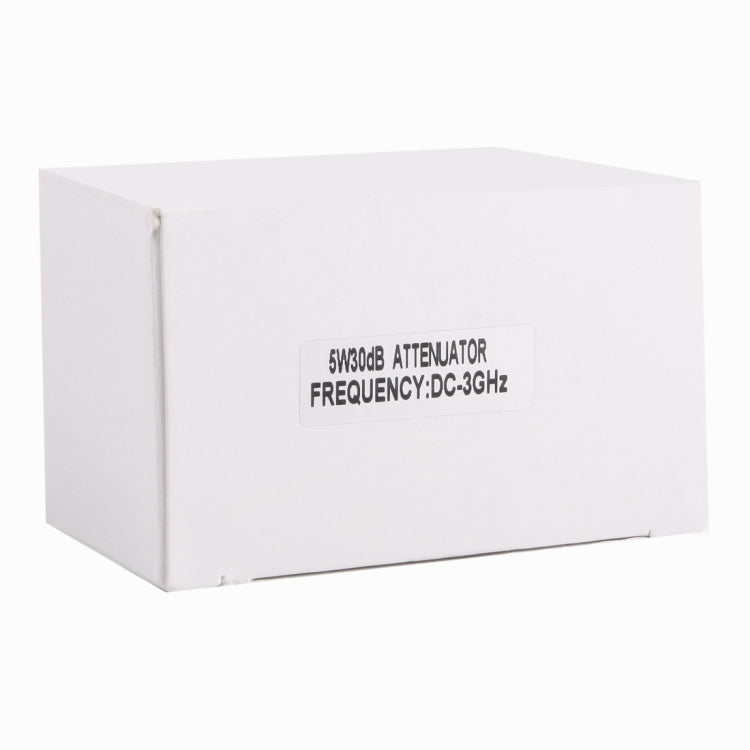 Lisslune | 5W 30dBi N Female to N Male DC-13GHz Frequency Gain Attenuator (Silver)
