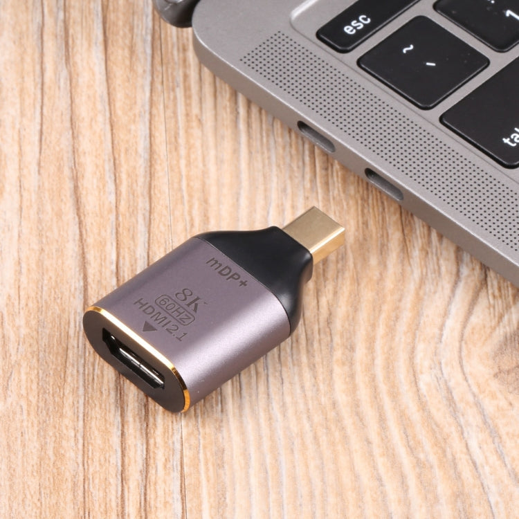Lisslune | 8K 60Hz HDMI 2.1 Female to Mini DP Male Adapter