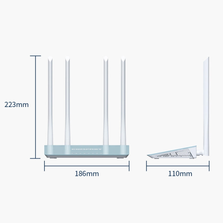 Lisslune | COMFAST CF-WR616AC V2 1200Mbps Dual Band WLAN Router