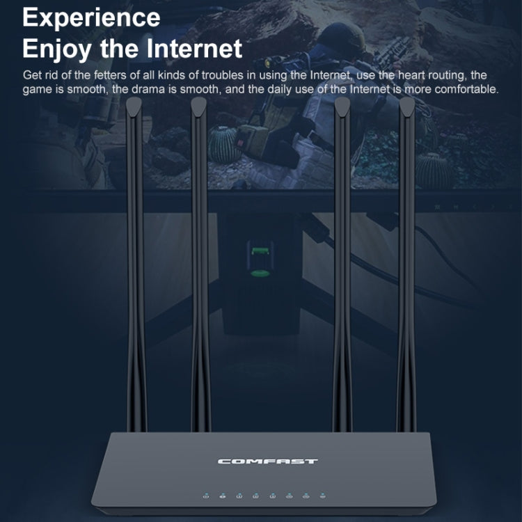 Lisslune | COMFAST CF-WR619AC V2 1200Mbps Dual Band Wireless Router