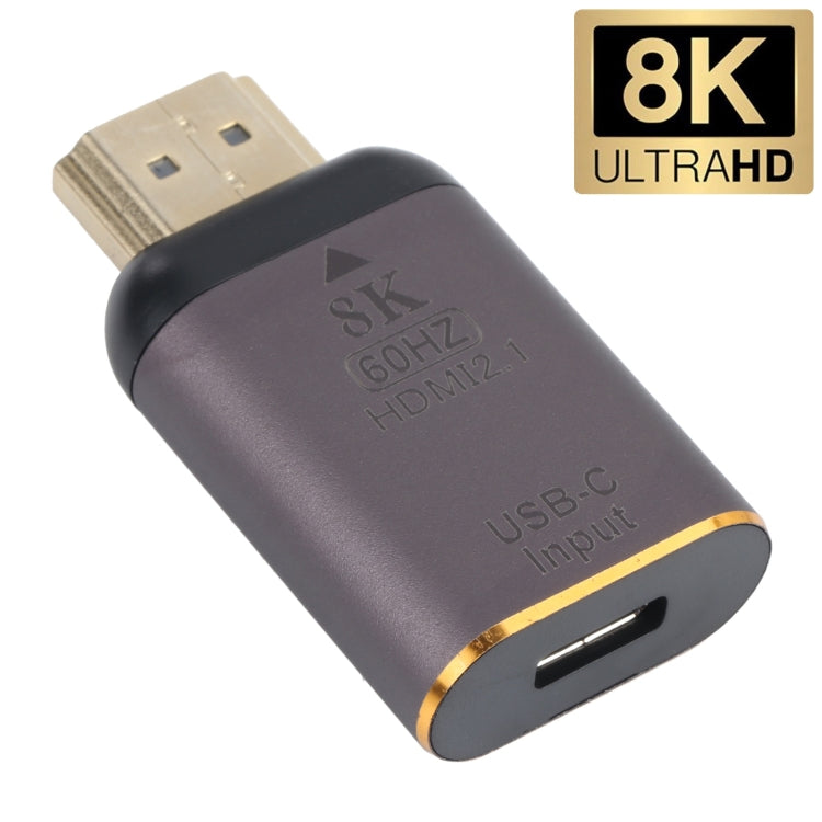 Lisslune | 8K 60Hz USB-C / Type-C female to HDMI male adapter