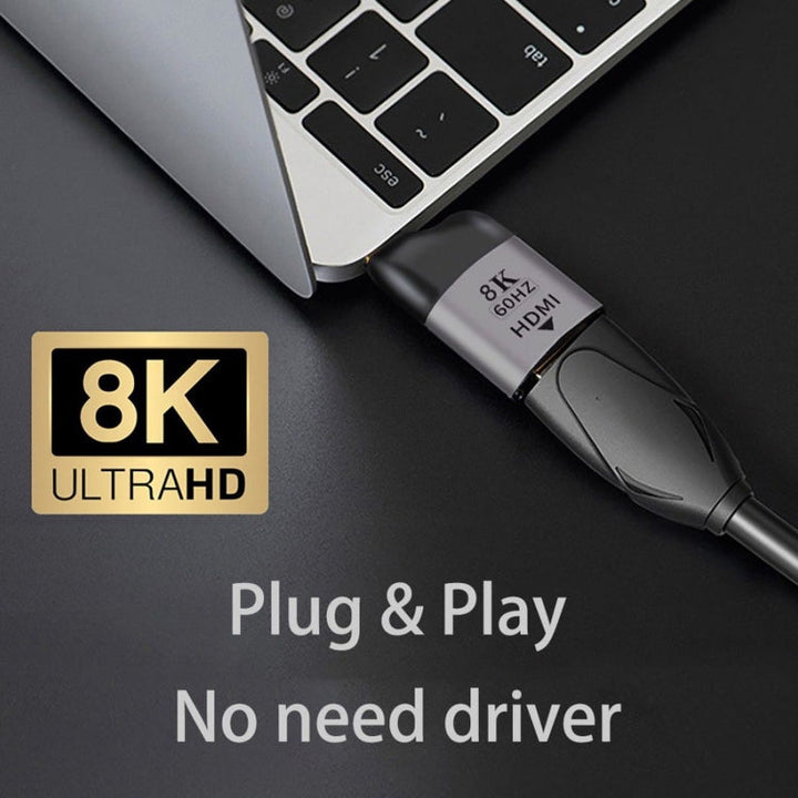 Lisslune | 8K 60Hz HDMI Female to USB-C / Type-C Male Adapter