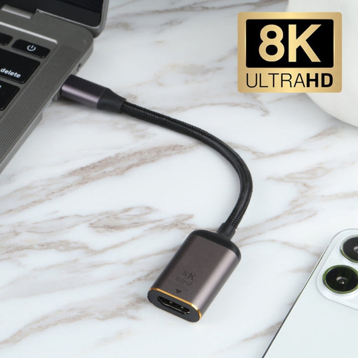 Lisslune | 8K 60Hz HDMI Female to USB-C / Type-C Male Adapter Cable
