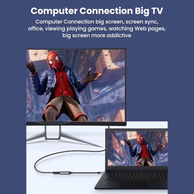 Lisslune | 8K 60Hz HDMI Female to USB-C / Type-C Male Adapter Cable