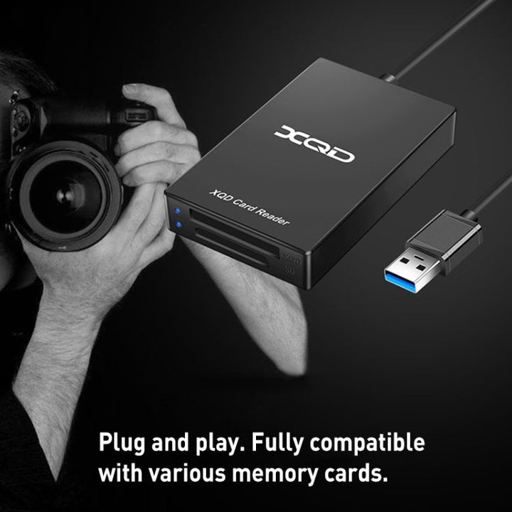 Lisslune | Rocketek XQD312 Type-C to SD / XQD 2 in 1 Card Reader