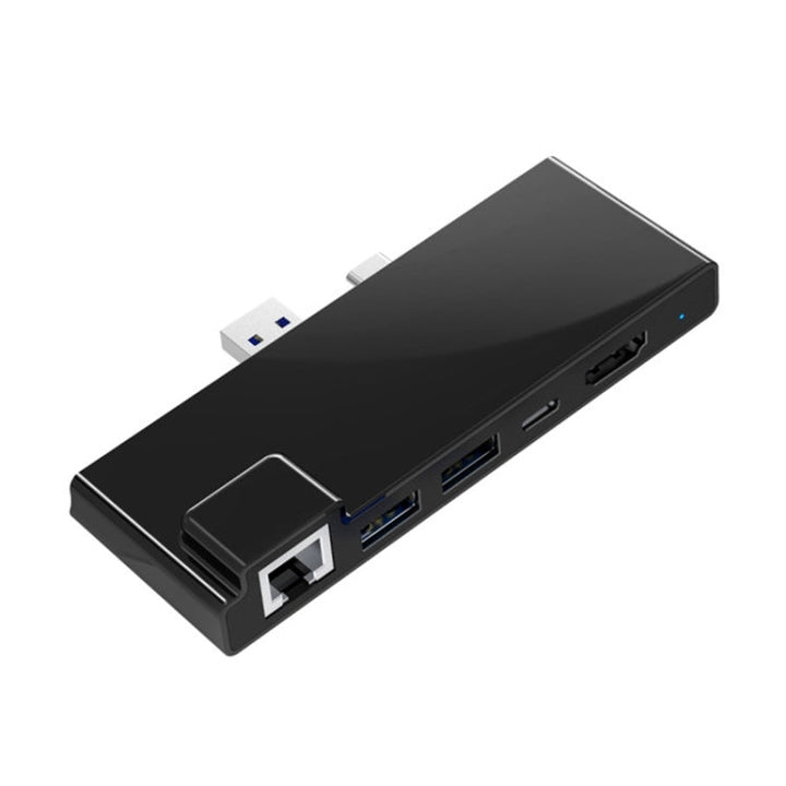 Lisslune | Rocketek SH869 100M RJ45 + HDMI + USB 3.0 x 2 + Type-C x 2 HUB Adapter