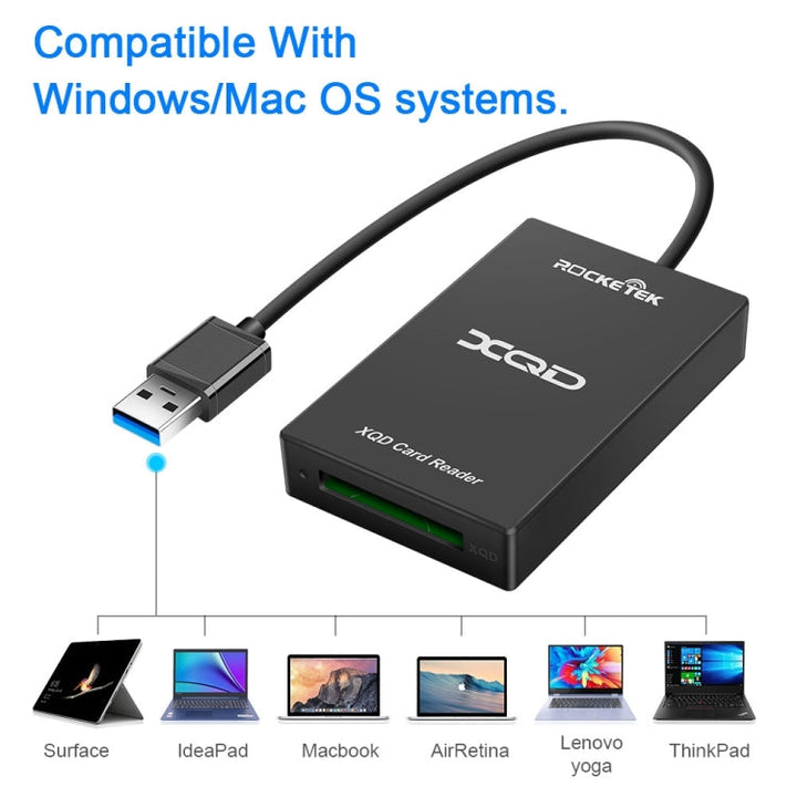 Lisslune | Rocketek CR311-C Type-C to XQD Card Reader