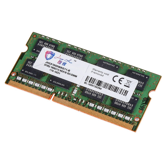 Lisslune | JingHai 1.5V DDR3 1600MHz 8GB Memory RAM module for Laptop