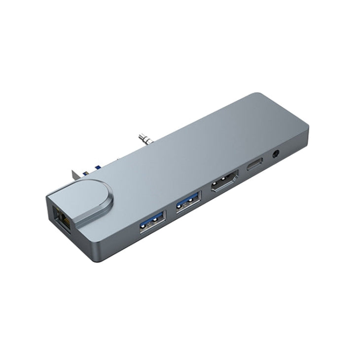 Lisslune | Rocketek SHL731 8 in 1 60W PD / RJ45 / 4K HDMI / USB 3.0 HUB Adapter for Surface Pro 3 / 4 / GO
