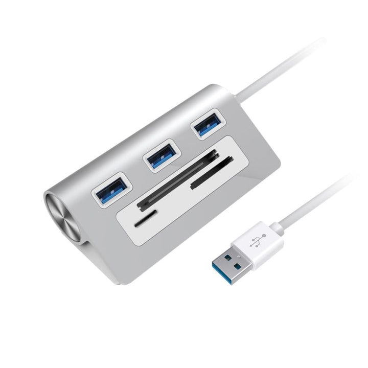 Lisslune | Rocketek HC423 USB3.0 x 3 + SD / TF / CF Card Reader HUB Adapter