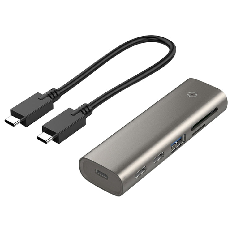 Lisslune | Rocketek HC463 USB3.1 Gen2 to Type-C 3.1 + USB 3.1 + SD / TF 6 in 1 HUB Adapter