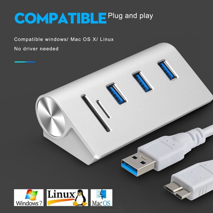 Lisslune | Rocketek HUB-3PC2 High-Speed USB 3.0 Splitter HUB Adapter (White)