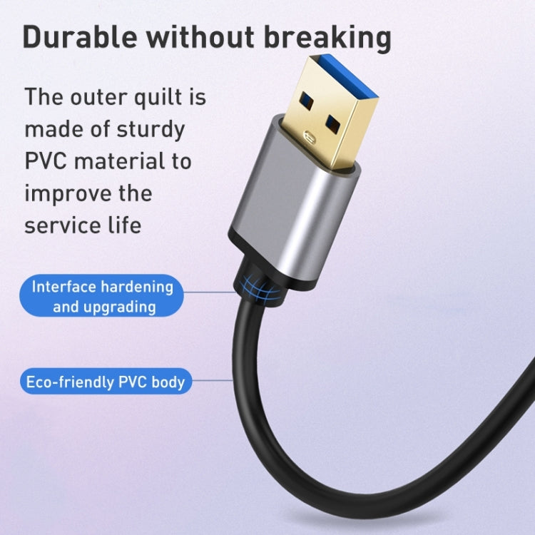 Lisslune | 8108 7 Ports USB 3.0 to USB 3.0 HUB, Cable length: 80cm