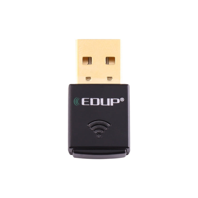 Lisslune | EDUP EP-AC1619 Mini Wireless USB 600Mbps 2.4G / 5.8Ghz 150M+433M Dual Band WiFi Network Adapter for Notebook / Laptop / PC (Black)
