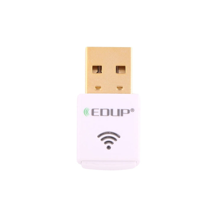Lisslune | EDUP EP-AC1619 Mini Wireless USB 600Mbps 2.4G / 5.8Ghz 150M+433M Dual Band WiFi Network Adapter for Notebook / Laptop / PC (White)