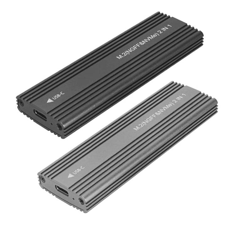 Lisslune | M2300 Dual Protocol M.2 NVME / SATA Solid State Drive Case (Black)